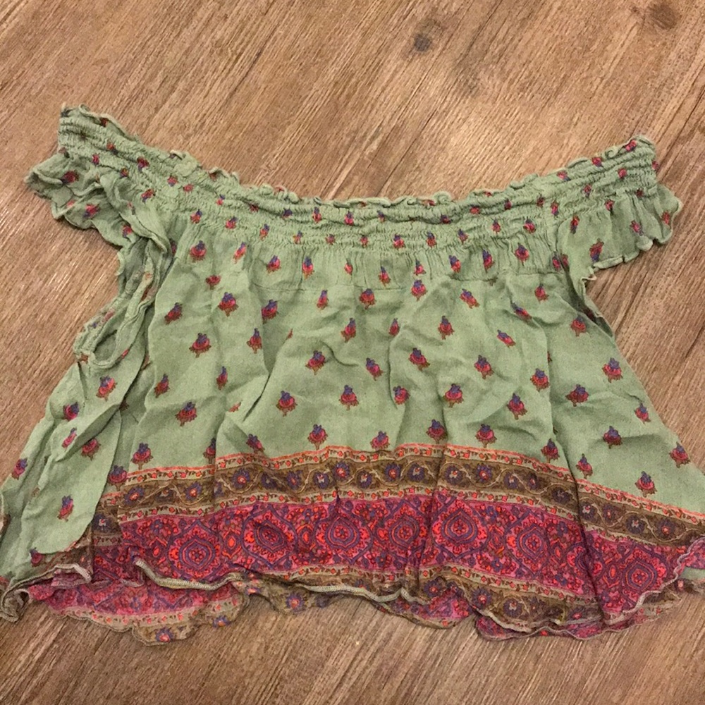 Urban Outfitters Off the Shoulder Crop Top